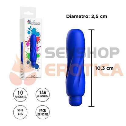 Vibrador de 10 cm con 10 vibraciones